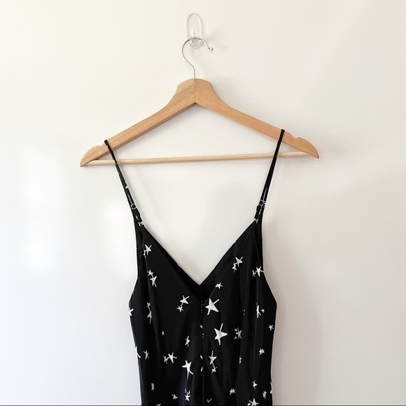 Anthropologie Amanda Uprichard Star Print Silk Mini Dress - Picture 6 of 14